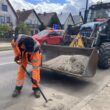 Sprzątanie ul. Starynowskiej w Kołobrzegu