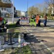 Naprawa nawierzchni żywicznej drogi rowerowej na ul. Fredry w Kołobrzegu