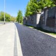 Rozpoczęto układanie masy bitumicznej na drodze rowerowej na ulicy Mazowieckiej w Kołobrzegu