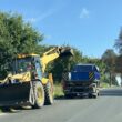 Poprawa odwodnienia – ścinka pobocza, profilowanie rowów – ul. Mołtowska w Gościnie